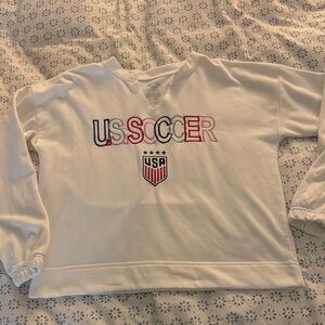 White US Soccer Sweatshirt